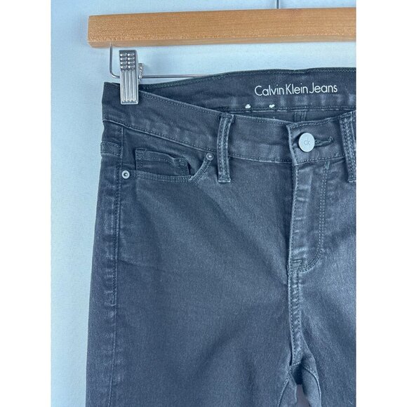 Calvin Klein Womens Black Skinny Jeans Size 4X30 Ultimate Fit Denim - Picture 3 of 7